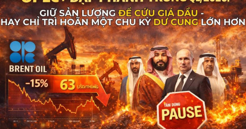 OPEC+ đạp phanh trong Q1/2026: giữ sản lượng để cứu giá dầu – hay chỉ trì hoãn một chu kỳ dư cung lớn hơn?