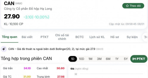 Cổ phiếu CAN “đổ đèo” kịch sàn, nỗi lo lợn nhiễm bệnh phủ bóng doanh nghiệp đồ hộp