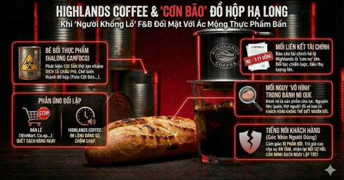 Highlands Coffee và "Cơn Bão" Đồ Hộp Hạ Long: Khi Khủng Hoảng Niềm Tin Gõ Cửa Chuỗi F&B Tỷ Đô