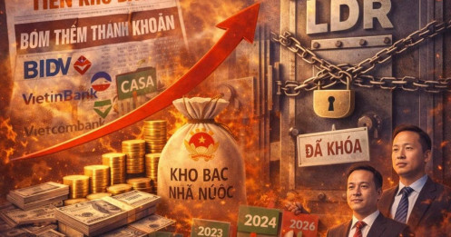 “Lạt mềm buộc chặt” với thanh khoản ngân hàng: Tiền Kho bạc bơm thêm – nhưng cánh cửa LDR đã khép