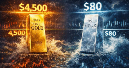 Giá vàng và bạc đạt mức cao kỷ lục nhờ nhu cầu trú ẩn an toàn và kỳ vọng về việc Cục Dự trữ Liên bang (Fed) cắt giảm lãi suất.