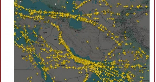 Iran đóng một phần không phận