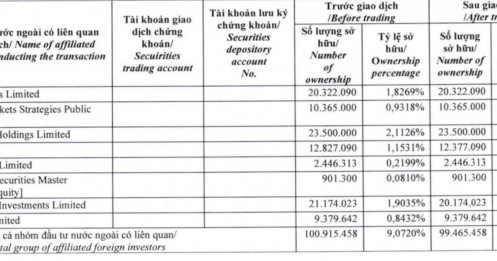 Dragon Capital thoái bớt vốn tại Đất Xanh Group, giảm sở hữu xuống dưới 9%