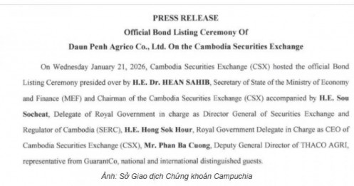 Ông Trần Bá Dương “đem” công ty lên sàn chứng khoán Campuchia?