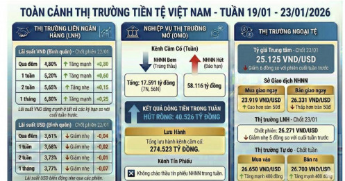 Tỷ giá USD tự do tăng “nóng”, NHNN hút ròng hơn 40.000 tỷ đồng: Lãi suất liên ngân hàng bật tăng trở lại