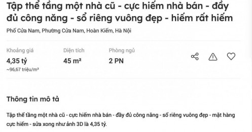 Điều gì đang đẩy giá nhà tập thể cũ ở Hà Nội lên mức hơn 360 triệu đồng/m²?
