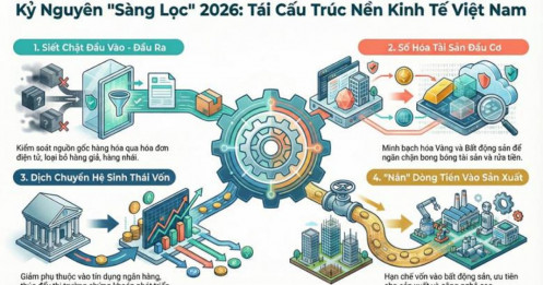 Kỷ nguyên "sàng lọc" 2026: tái cấu trúc nền kinh tế và cuộc chơi minh bạch hóa