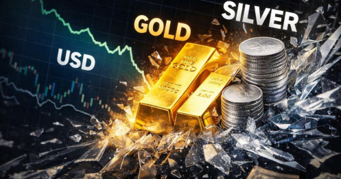Mất niềm tin vào tiền pháp định thúc đẩy giới đầu tư chuyển sang vàng và bạc