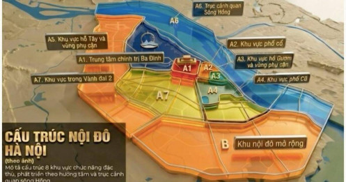 Đô thị Hà Nội sẽ được sắp xếp lại thế nào