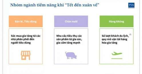 3 nhóm cổ phiếu hưởng lợi khi 'Tết đến, Xuân về'