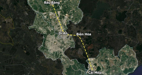 Lộ diện tuyến đường sắt kết nối FTZ Cái Mép Hạ với sân bay Long Thành