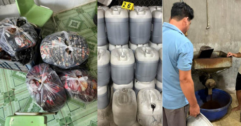 Triệt phá đường dây sản xuất cà phê bột giả quy mô lớn tại An Giang