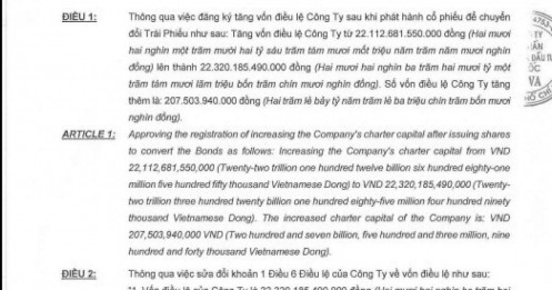 Sau quý báo lãi đột biến, Novaland tăng vốn điều lệ lên 22.320 tỷ đồng