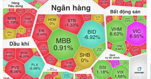 Nỗ lực kéo điểm phút chót đổ bể, VN-Index đi ngược đà tăng toàn khu vực
