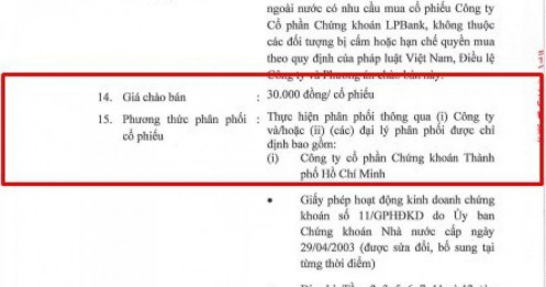 LPBS dự kiến IPO giá 30.000 đồng/cp