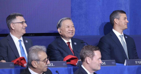 Tổng Bí thư Tô Lâm dự họp khai mạc Hội đồng Hòa bình về Gaza