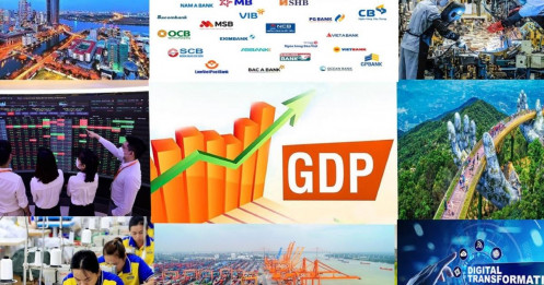 Nhóm ngành nào phản ánh xu hướng tăng trưởng 2 con số của GDP?