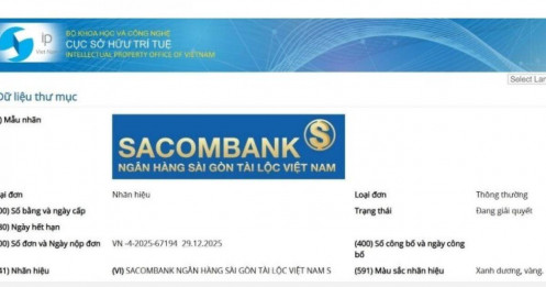 Sacombank (STB) đăng ký nhãn hiệu Ngân hàng Sài Gòn Tài Lộc Việt Nam