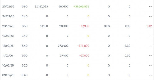Một phiên gom 32 triệu cổ phiếu: Khối ngoại đang đặt cược vào đế chế của ông Trần Bá Dương?