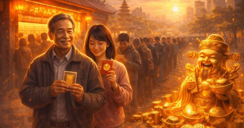 5 Giờ Sáng Ngày Vía Thần Tài: Người Ta Xếp Hàng Mua Vàng… Nhưng Thứ Ai Cũng Thật Sự Muốn Mua Là Sự An Tâm