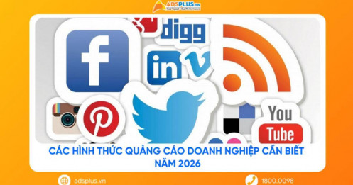 Các hình thức quảng cáo phổ biến doanh nghiệp cần biết năm 2026