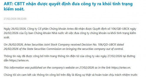 CTCK liên quan đến ông Trịnh Văn Quyết ra khỏi diện kiểm soát