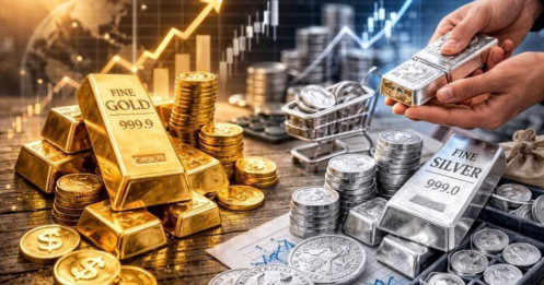Bạc "hụt hơi" trước sức nóng của hầm trú ẩn vàng