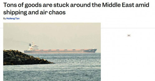 Vận tải biển, hàng không toàn cầu “vỡ trận” vì căng thẳng ở Iran!