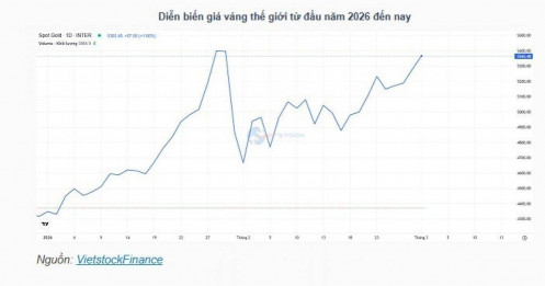 Giá vàng vững trên 5,300 USD: Chuyên gia cảnh báo rủi ro "lướt sóng", giữ tỷ trọng 5-10% tài sản