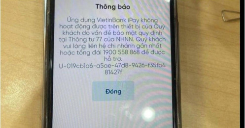 Nhiều người tá hỏa vì bất ngờ bị khóa ứng dụng ngân hàng