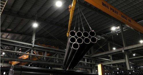 Hòa Phát chính thức vận hành nhà máy ống thép công suất 410.000 tấn/năm