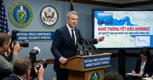 Mỹ phát lệnh khơi thông Yết hầu Hormuz: Quyết tâm hạ nhiệt giá xăng dầu toàn cầu