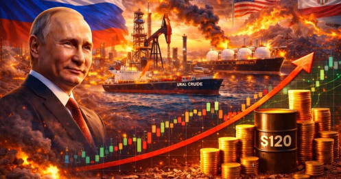 Chiến sự Mỹ - Iran leo thang: Nga “Ngồi không hứng vàng”? Khi giá dầu bùng nổ và điện Kremlin trở thành người thắng thầm lặng