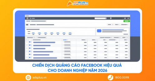 Chiến dịch quảng cáo Facebook hiệu quả cho doanh nghiệp năm 2026