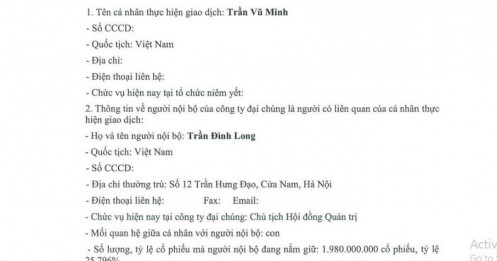 HPG nằm sàn, con trai tỷ phú Trần Đình Long muốn chi hơn 1.200 tỷ đồng để 'bắt đáy' cổ phiếu