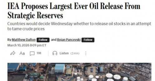 Tin vui: IEA đề xuất đợt xả kho dự trữ dầu lớn chưa từng có trong lịch sử