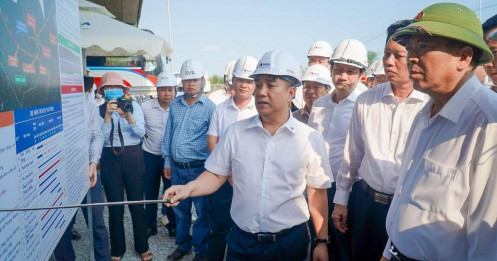 Bộ trưởng Bộ Xây dựng ra chỉ đạo khẩn tại dự án cao tốc 36.000 tỷ do liên danh Đèo Cả – CII – Tasco thực hiện