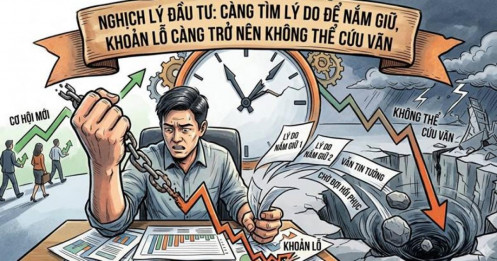 Nghịch lý đầu tư: Càng tìm lý do để nắm giữ, khoản lỗ càng trở nên không thể cứu vãn