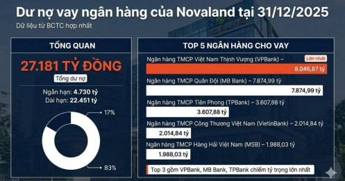 Ai đang cho NVL vay nhiều nhất?