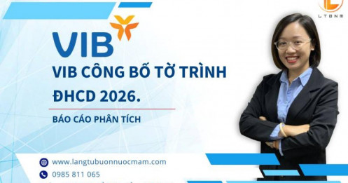 VIB công bố tờ trình ĐHCD 2026