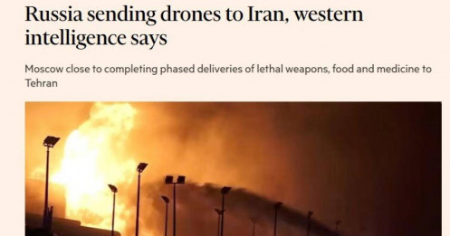 Nga đang gửi máy bay không người lái đến Iran?