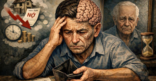 Thiếu tiền, não già nhanh hơn bạn tưởng!