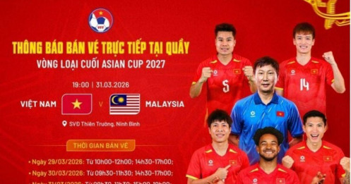 Vé trận ĐT Việt Nam vs ĐT Malaysia bị “thổi giá” chóng mặt: Chợ đen hét tới 2,8 triệu/cặp, gấp nhiều lần giá gốc
