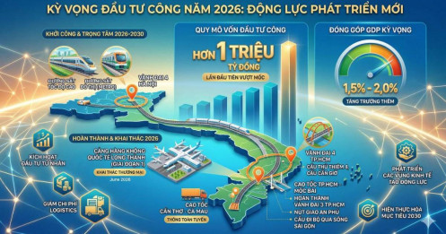 Đầu tư công 2026: "trụ cột" tài khóa và bài toán bứt phá tăng trưởng GDP