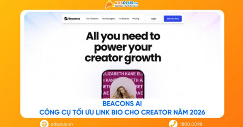 Beacons AI: Công cụ tối ưu link bio cho creator năm 2026