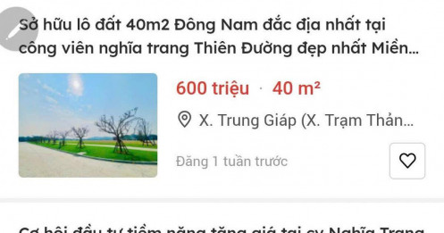 Cơn sốt thị trường nhà “cõi âm”