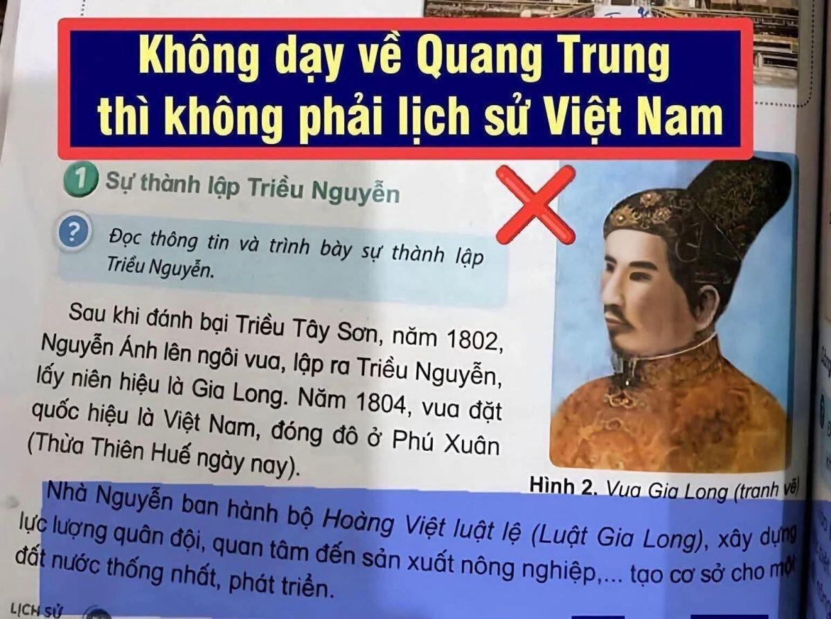 Đề nghị Công an vào cuộc làm rõ hành vi xuyên tạc nội dung sách giáo khoa