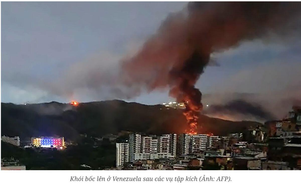Phía Venezuela cáo buộc đây là hành động xâm nhập quân sự nghiêm trọng, lên án trước cộng đồng quốc  ...
