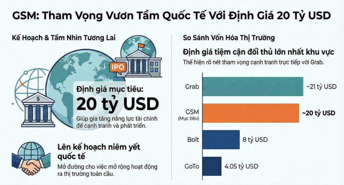 Chỉ 3 năm, Xanh SM đạt định giá 20 tỷ USD: Con đường thần tốc vượt Grab