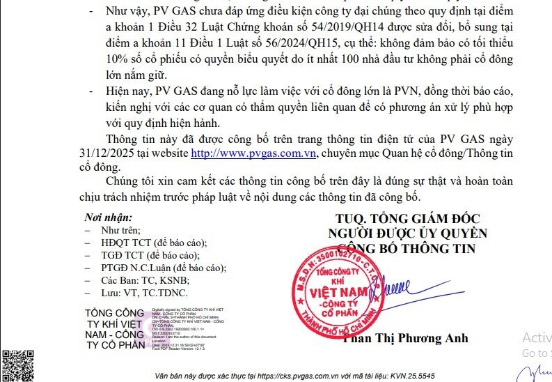Hơn 17.000 cổ đông nhưng chỉ nắm 4,24% cổ phần, chuyện gì đang xảy ra tại GAS?